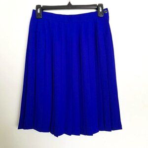 Liz Claiborne Pleated Knee Length Skirt 8 Petite
